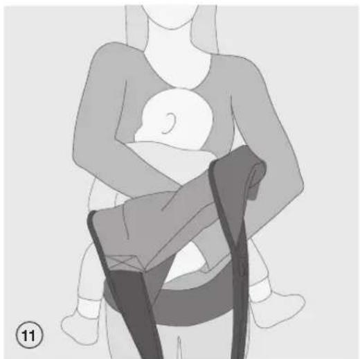 CYBEX Platinum YEMA.tie - BACK CARRY POSICION DE MOCHILA PORTAGE AU DOS - 14
