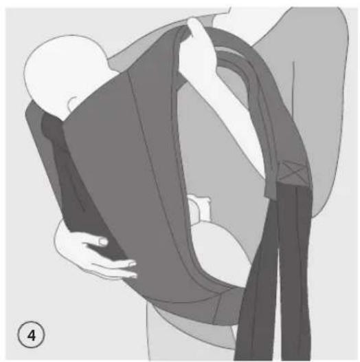 CYBEX Platinum YEMA.tie - BACK CARRY POSICION DE MOCHILA PORTAGE AU DOS - 5