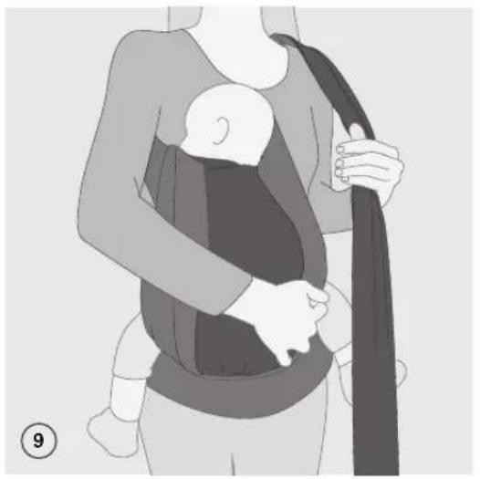 CYBEX Platinum YEMA.tie - BACK CARRY POSICION DE MOCHILA PORTAGE AU DOS - 12