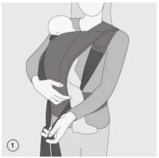 CYBEX Platinum YEMA.tie - HIP CARRY TRANSPORTE DE CADERA PORTAGE À LA HANCHE - 2