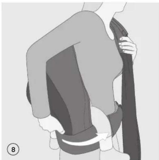 CYBEX Platinum YEMA.tie - BACK CARRY POSICION DE MOCHILA PORTAGE AU DOS - 10