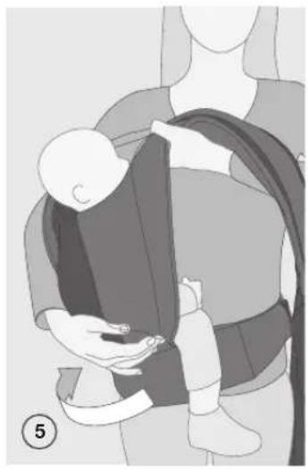 CYBEX Platinum YEMA.tie - BACK CARRY POSICION DE MOCHILA PORTAGE AU DOS - 7