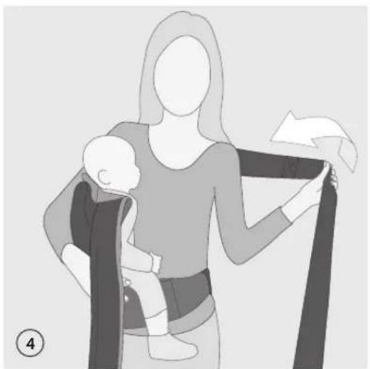 CYBEX Platinum YEMA.tie - HIP CARRY TRANSPORTE DE CADERA PORTAGE À LA HANCHE - 5