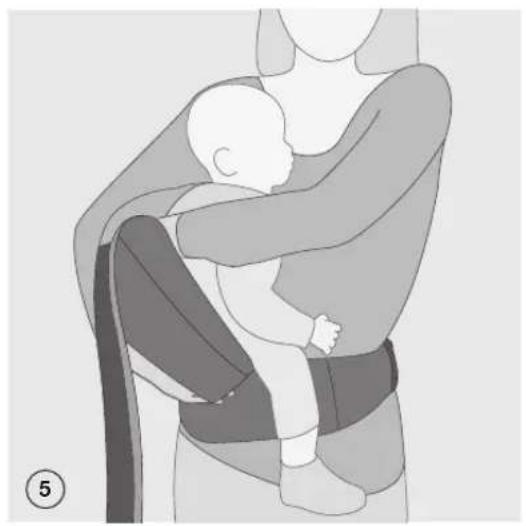 CYBEX Platinum YEMA.tie - HIP CARRY TRANSPORTE DE CADERA PORTAGE À LA HANCHE - 7