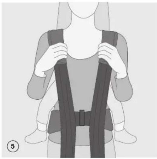 CYBEX Platinum YEMA.tie - BACK CARRY POSICION DE MOCHILA PORTAGE AU DOS - 7