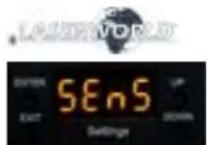 Laserworld CS1000RGB - Microphone Sensitivity Settings - 1