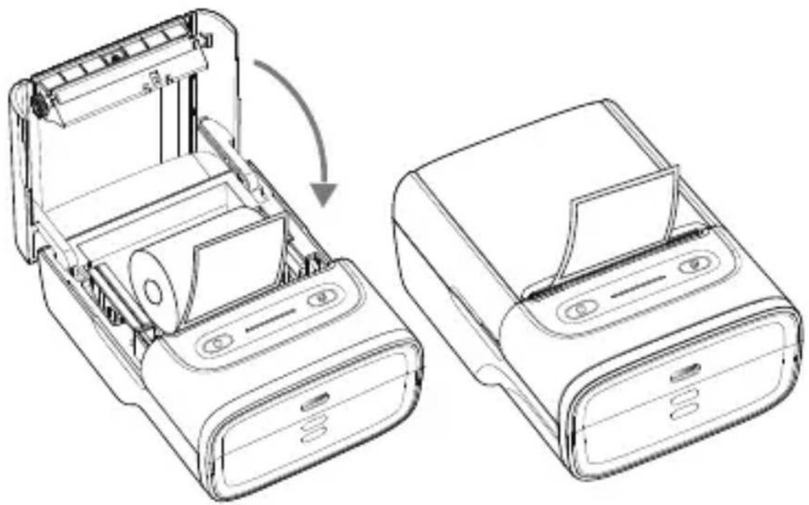 OLYMPIA PM220 - Etikettenrolle einlegen - 3