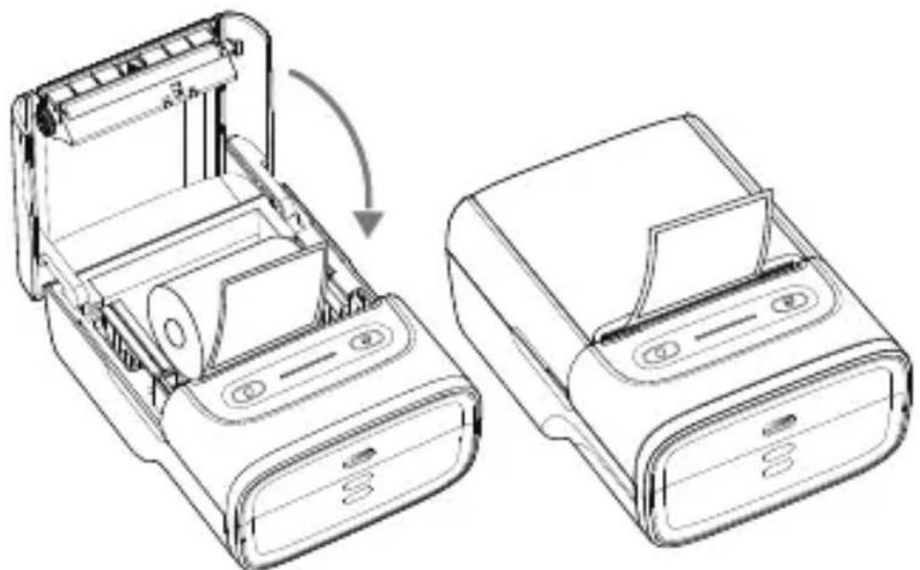 OLYMPIA PM220 - Insérer le rouleau d'étiquettes - 3