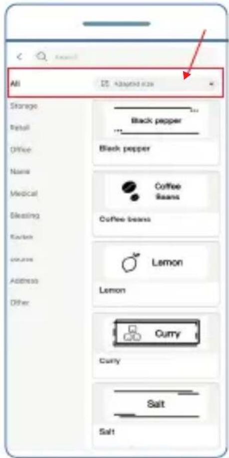 OLYMPIA PM220 - Select the desired template. - 2