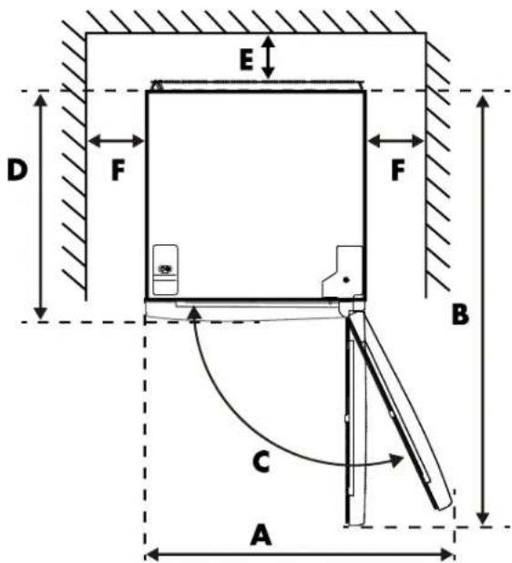 Wisberg WBVR143NFCW - DIMENSIONS - 3