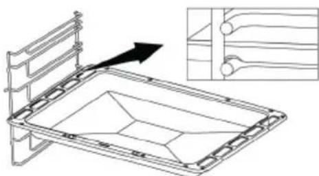 BEKO FBG62030GXCT - Sur les modèles avec étagères en fil métallique : - 1