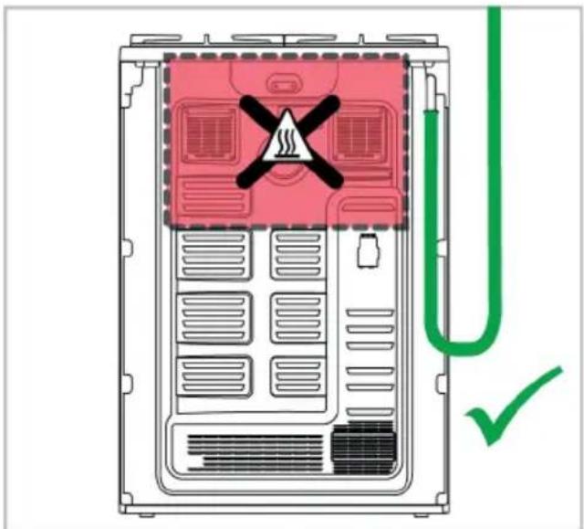 BEKO FBG62030GXCT - Choosing the gas connection side - 3