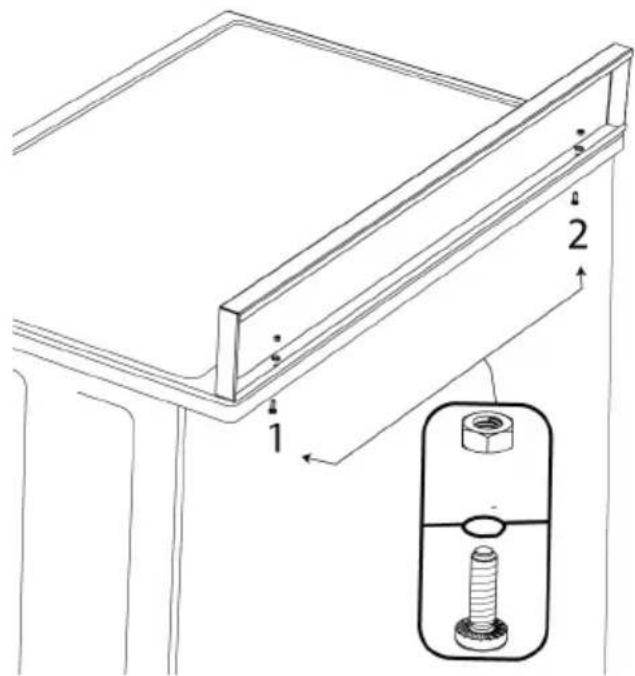 BEKO FBG62030GXCT - Montage arrière du revêtement - 1