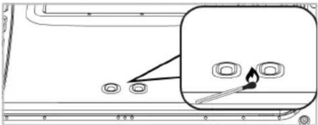 BEKO FBG62030GXCT - Turning on the gas oven - 1