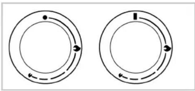 BEKO FBG62030GXCT - Bouton de commande de brûleur à gaz - 1