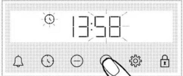 BEKO BGM11225EX - Modification de l'heure - 3