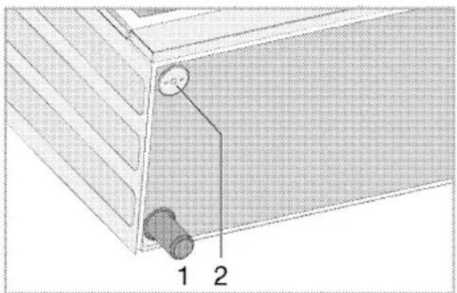 BEKO BGM11225EX - Fixation des pieds du four - 1