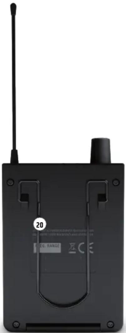 LD Systems U304.7 IEM - CLIP DE CEINTURE - 1