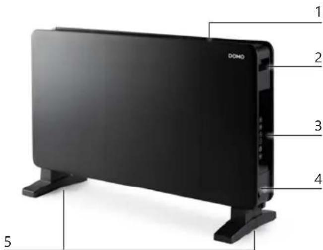 DOMO DO7355CH - COMPONENTI - 2