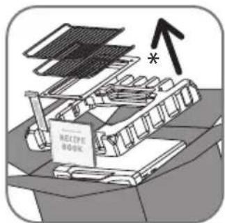ROWENTA Gourmet Pro OC787B - • Unpacking (Reminder) - 2