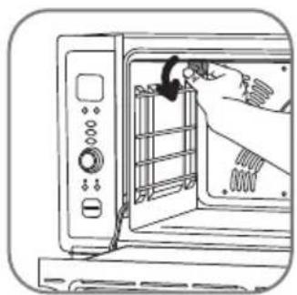 ROWENTA Gourmet Pro OC787B - • Changement de l'ampoule interieure - 1