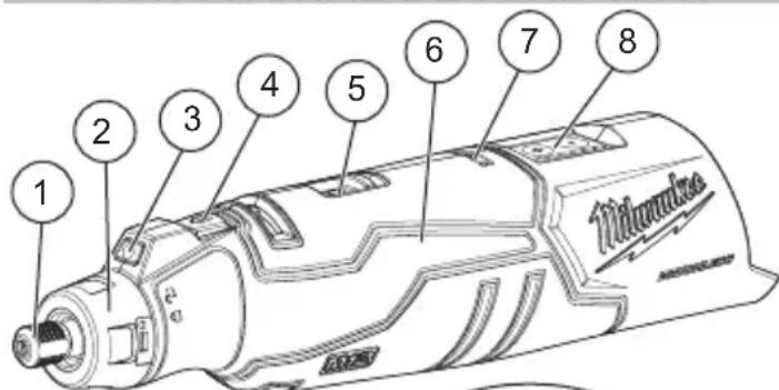 MILWAUKEE M12 252520 - SPECIFICATIONS - 1