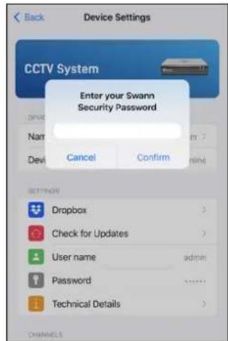 SWANN SONVK876806B2D - Trouver votre MOT de PASSE dvr/nvr - 4