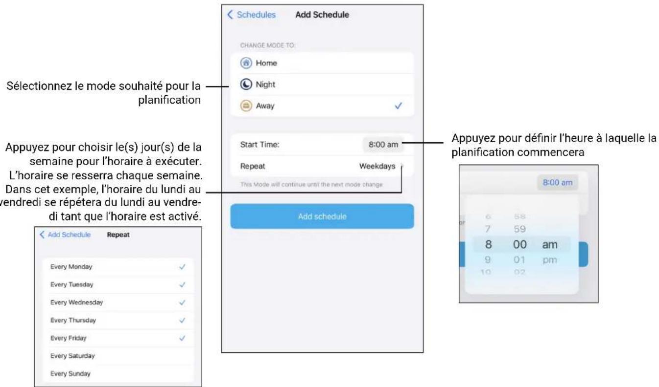 SWANN SONVK876806B2D - Création de la première planification - 2
