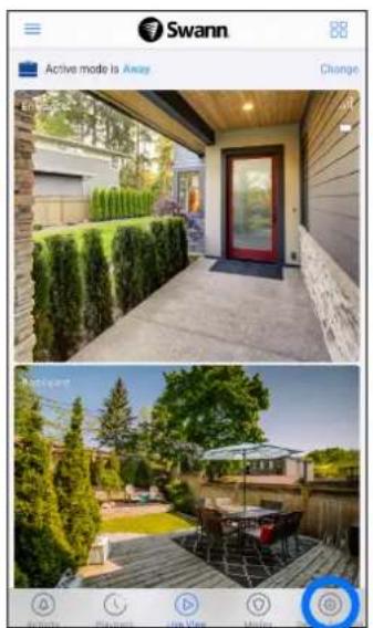 SWANN SONVK876806B2D - Méthode a - VIA le bouton de réinitialisation d'usine APP (si l'état de la caméra est en ligne) - 1