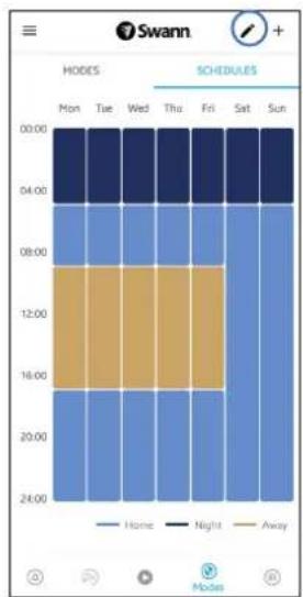 SWANN SWIFIALERTCAMPK2 - Suppression d'un horaire - 2