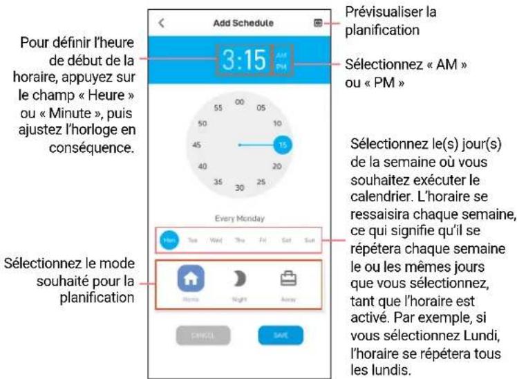 SWANN SWIFIALERTCAMPK2 - Création de horaires supplémentaires - 3