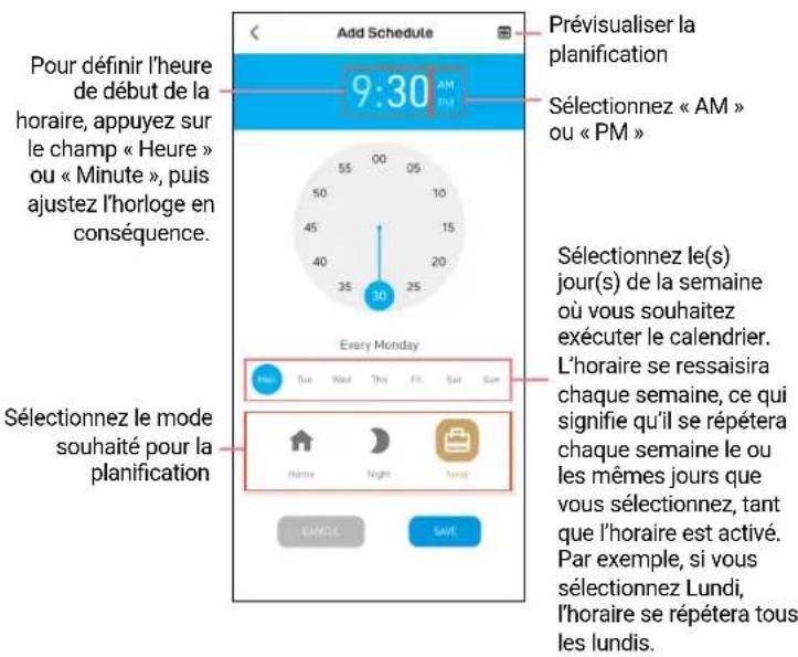 SWANN SWIFIALERTCAMPK2 - Créer une nouvelle horaire - 3