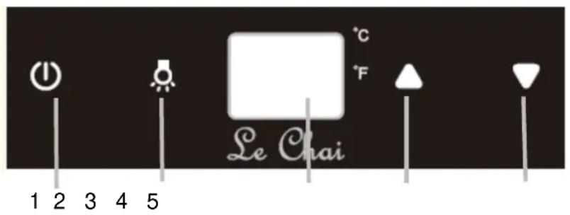 LE CHAI LMN78 - Ajuste de la temperatura - 1