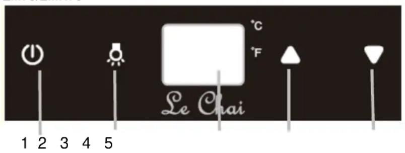 LE CHAI LMN78 - Adjusting the temperature - 1