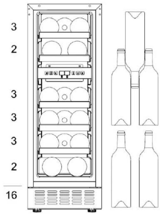 LE CHAI LMN78 - LB160/LBN160(16 botellas) - 1