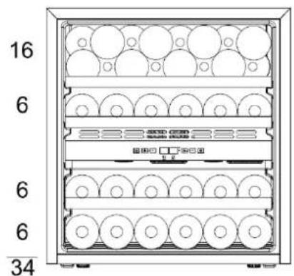 LE CHAI LMN78 - LB340 / LBN340 (34 bouteilles) - 1