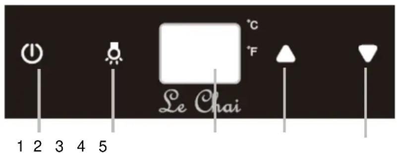 LE CHAI LMN78 - Réglage de la température - 1