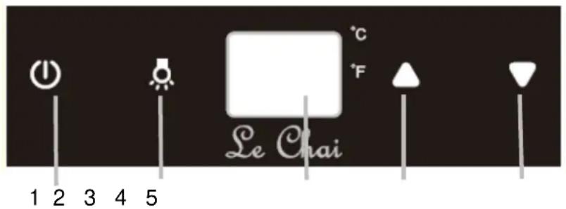 LE CHAI LMN78 - Bedieningspaneel - 1