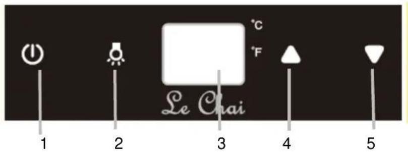 LE CHAI LMN78 - Bedienfeld offen - 1