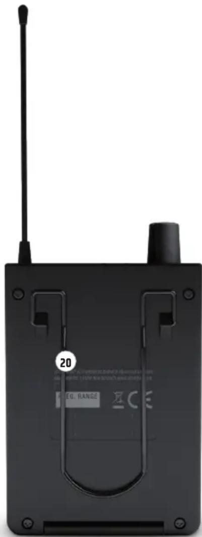 LD Systems U305 IEM - CLIP DE CEINTURE - 1