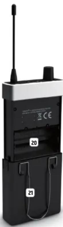 LD Systems U506 IEM T - CLIP DE CEINTURE - 1