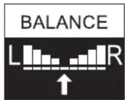 LD Systems U506 IEM T - USTAWIANIE BALANSU LUB STOSUNKU GŁOŚNOŚCI (BALANCE / FADER) - 2
