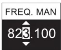 LD Systems U506 IEM T - FUNKFREQUENZ MANUELL EINSTELLEN (FREQ. MAN.) - 3