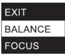 EXIT BALANCE FOCUS