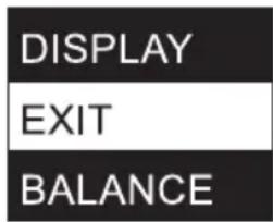 LD Systems U506 IEM T - LEAVE MAIN MENU (EXIT) - 1