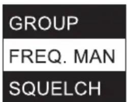 GROUP FREQ. MAN SQUELCH