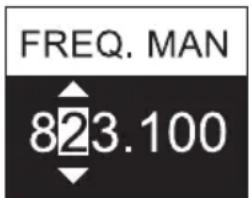 LD Systems U506 IEM T - RÉGLAGE MANUEL DE LA FRÉQUENCE RADIO (FREQ. MAN.) - 2