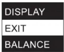 LD Systems U506 IEM T - WYJŚCIE Z MENU GŁÓWNEGO (EXIT) - 1