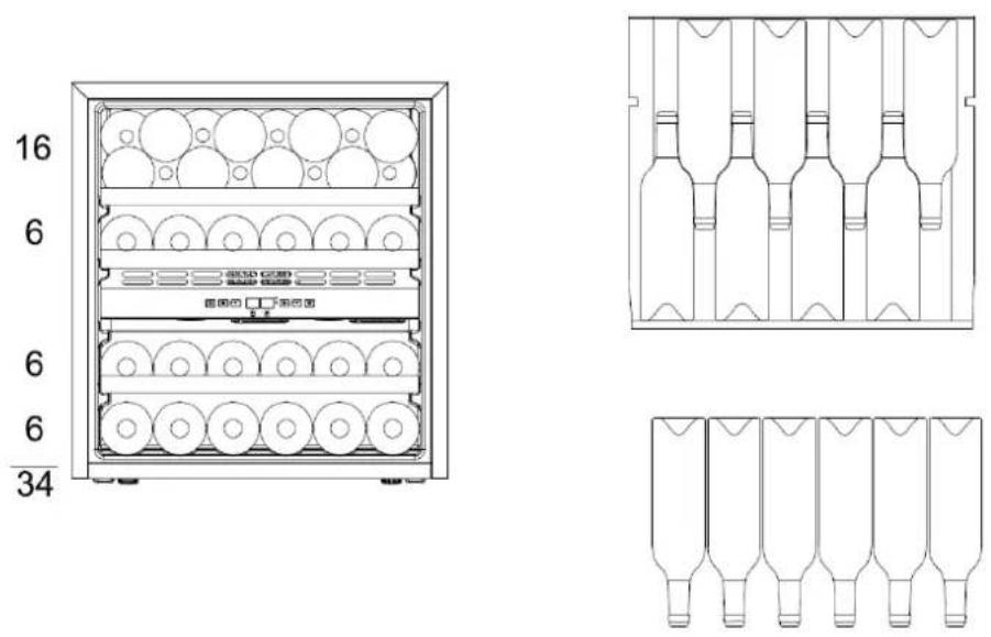 LE CHAI LB 160 - LB340 / LBN340 (34 botellas) - 1