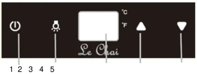 LE CHAI LB 160 - Ajuste de la temperatura - 1